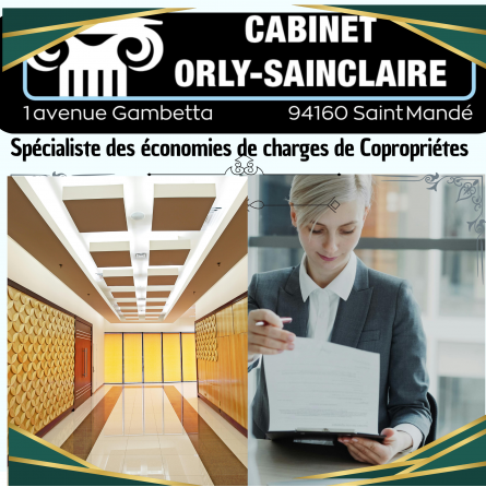 le Cabinet Syndic Orly Sainclaire s'impose comme le spécialiste des économies des charges de copropriétés de 3 à 300 Lots.
